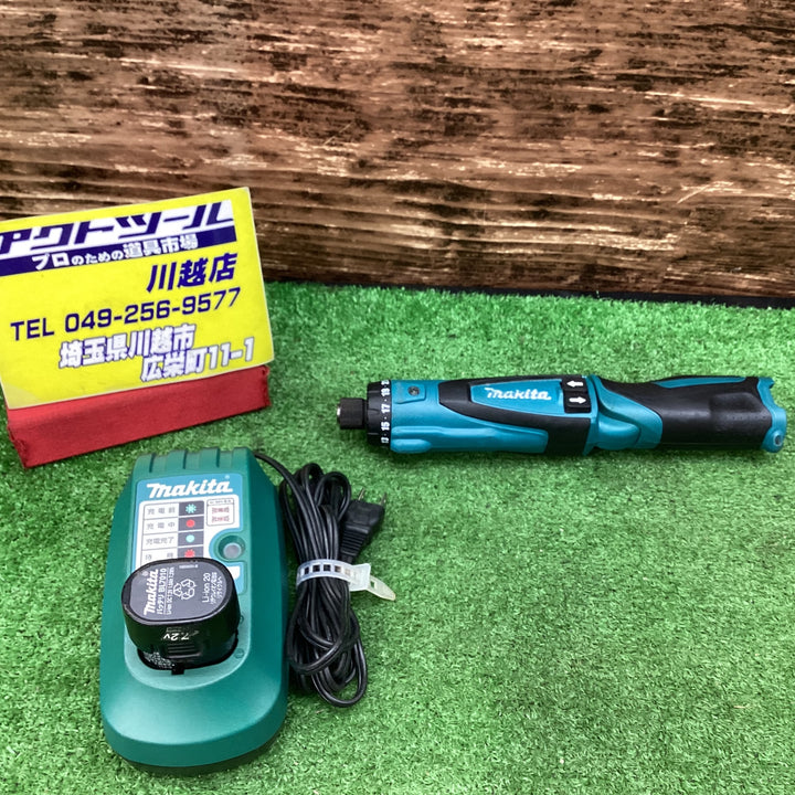 マキタ(makita) コードレスペンドライバドリル DF010DS 回転数(min-1[r.p.m])高速/650、低速/200  動作確認済【川越店】