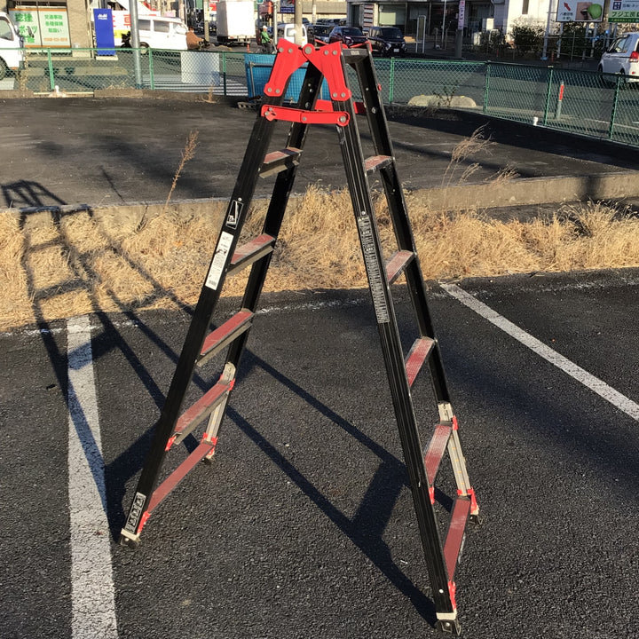 【店頭受取り限定】 侍ブラック×アルインコ　SRB-FX180　はしご兼伸縮脚立【八潮店】