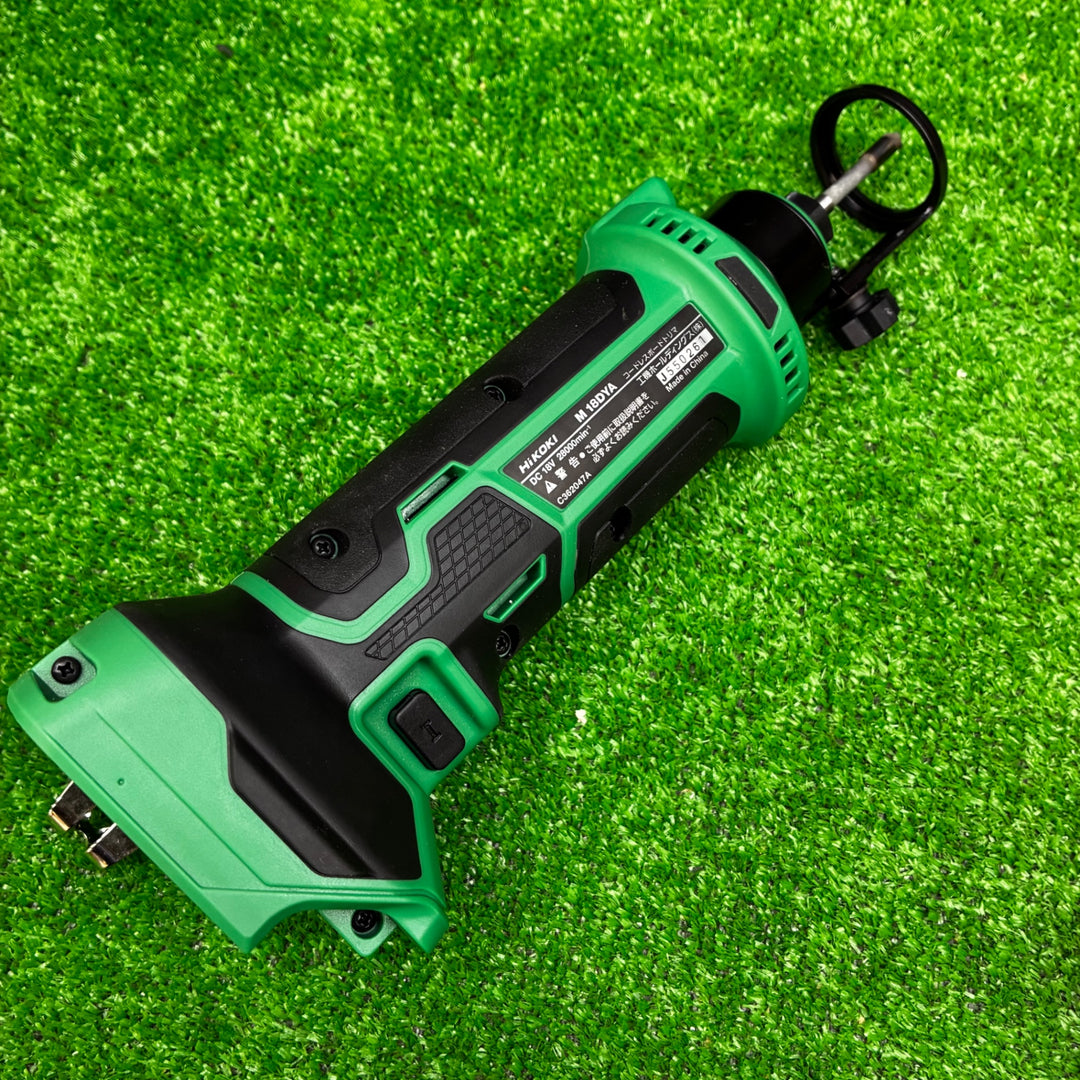 ◇HiKOKI(ハイコーキ) 18V コードレス ボードトリマ 軸径6mm 3mm 取り付け可能 蓄電池・充電器・システムケース別売り M18DYA (NN)【越谷店】