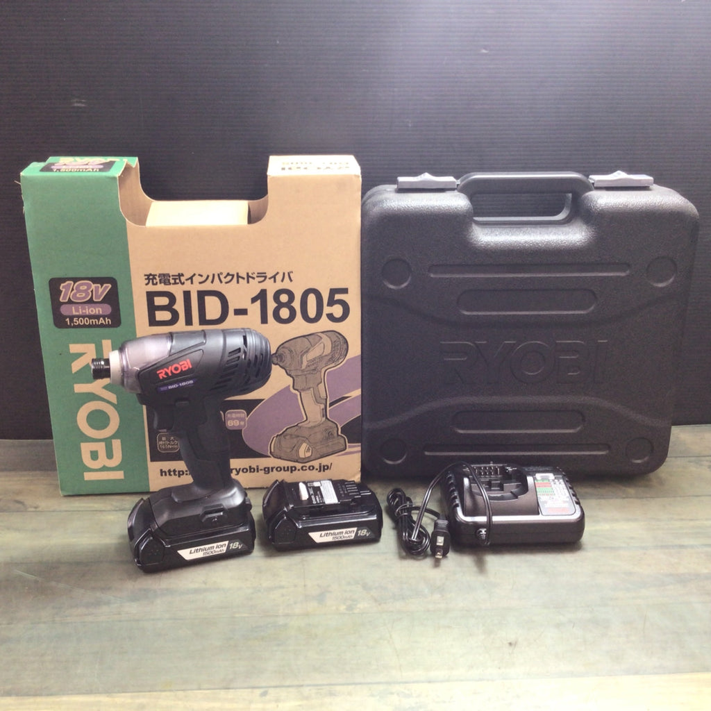 リョービ BID-1805 インパクトドライバー【リライズ野田愛宕店】【店頭取引限定】【中古】管理番号：ITJLN8GJTKMU Pvgcm6rMobbZC0NeySGEGnPCj4pWiu