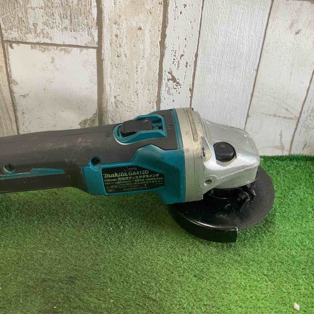 ★マキタ(makita) 100mmコードレスディスクグラインダ GA412DZ【町田店】