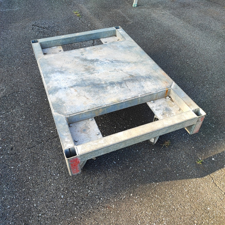 【店頭受取り限定】1トン台車  4輪 平台車 鉄製【岩槻店】
