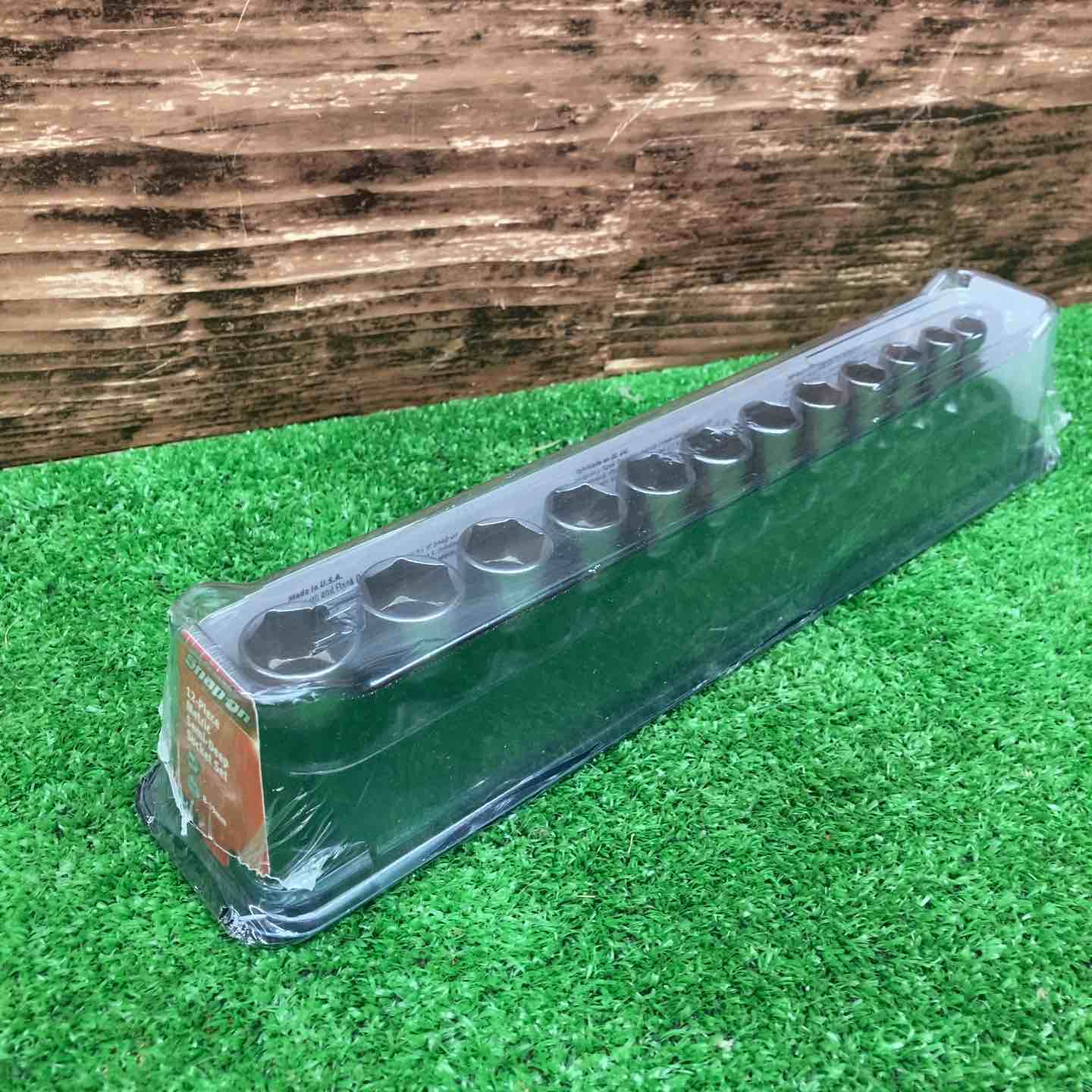 Snap-on セミディープソケット 3/8 212FSMSY 中古品】snap-on/スナップオン セミディープソケット 12ピースセット 3