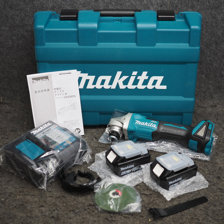 【未使用品】マキタ/makita 100mmコードレスディスクグラインダ GA404DRGXN【鴻巣店】