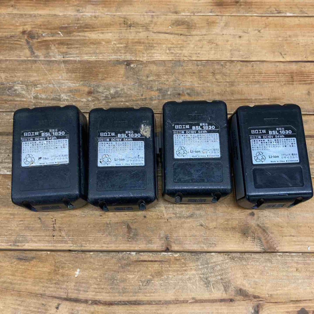 【お買い得】 【中古品】 【まとめ売り】 ハイコーキ(HIKOKI ※旧:日立工機) 18V3.0Ahバッテリー 4個 電動工具 コードレス 【東大和店】