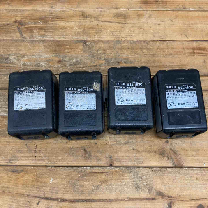 【お買い得】 【中古品】 【まとめ売り】 ハイコーキ(HIKOKI ※旧:日立工機) 18V3.0Ahバッテリー 4個 電動工具 コードレス 【東大和店】