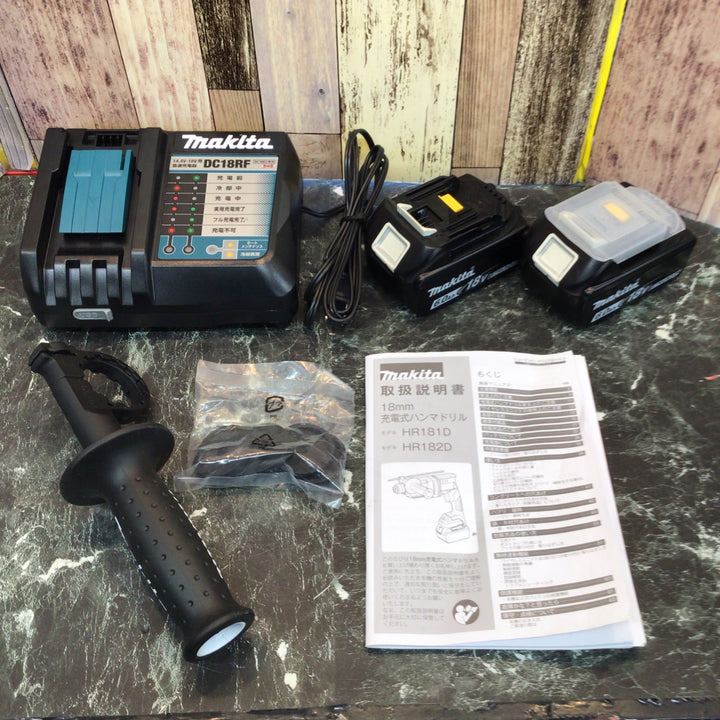 ★マキタ(makita) コードレスハンマドリル HR182DRGXV【八潮店】