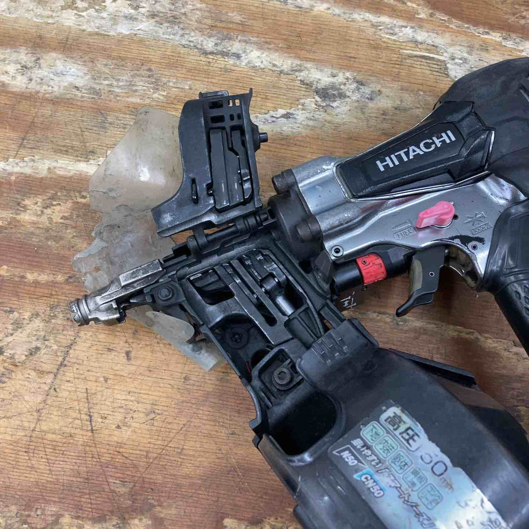 ◇ハイコーキ(HIKOKI ※旧:日立工機) 高圧エア釘打ち機 NV50HR(SGK)  銀鏡モデル【柏店】