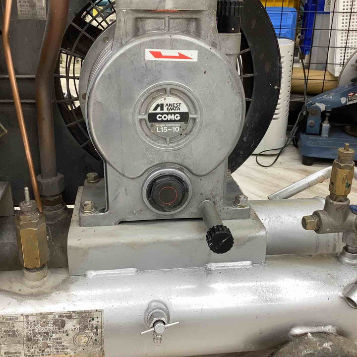 【店頭受取り限定】◇アネスト岩田(iwata) エンジンコンプレッサー COMG L15-10/PLUE15B-10【越谷店】