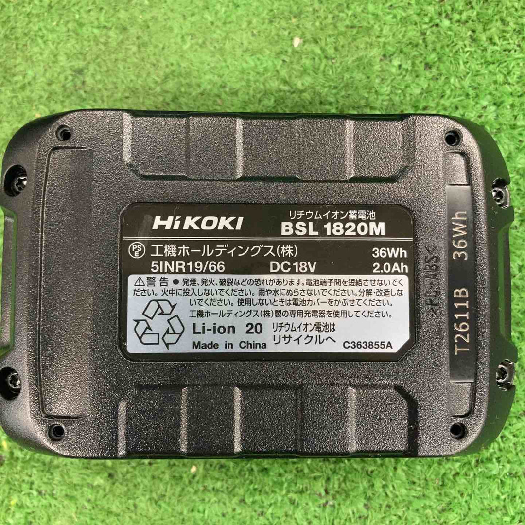 ◇HiKOKI(ハイコーキ) 18V コードレス インパクトドライバ 高トルクタイプ 2.0Ah 蓄電池×2個 充電器 ケース付 FWH18DF(2BG)【川崎店】
