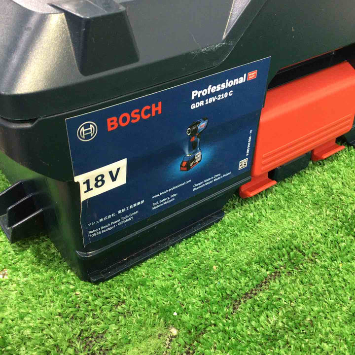 Bosch Professional(ボッシュ)18V コードレスインパクトドライバー (5.0Ahバッテリーx2個･充電器･ベルトフック・キャリングケース付) GDR18V-210C【町田店】