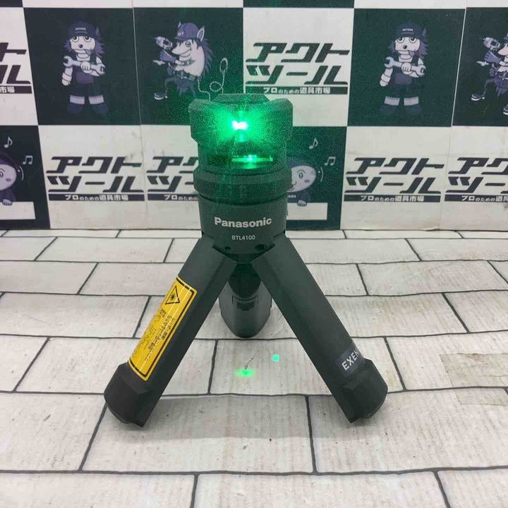 ◇パナソニック(Panasonic) レーザー墨出し器  壁十文字タイプ グリーンレーザー BTL4100 墨出し名人ケータイGL【所沢店】