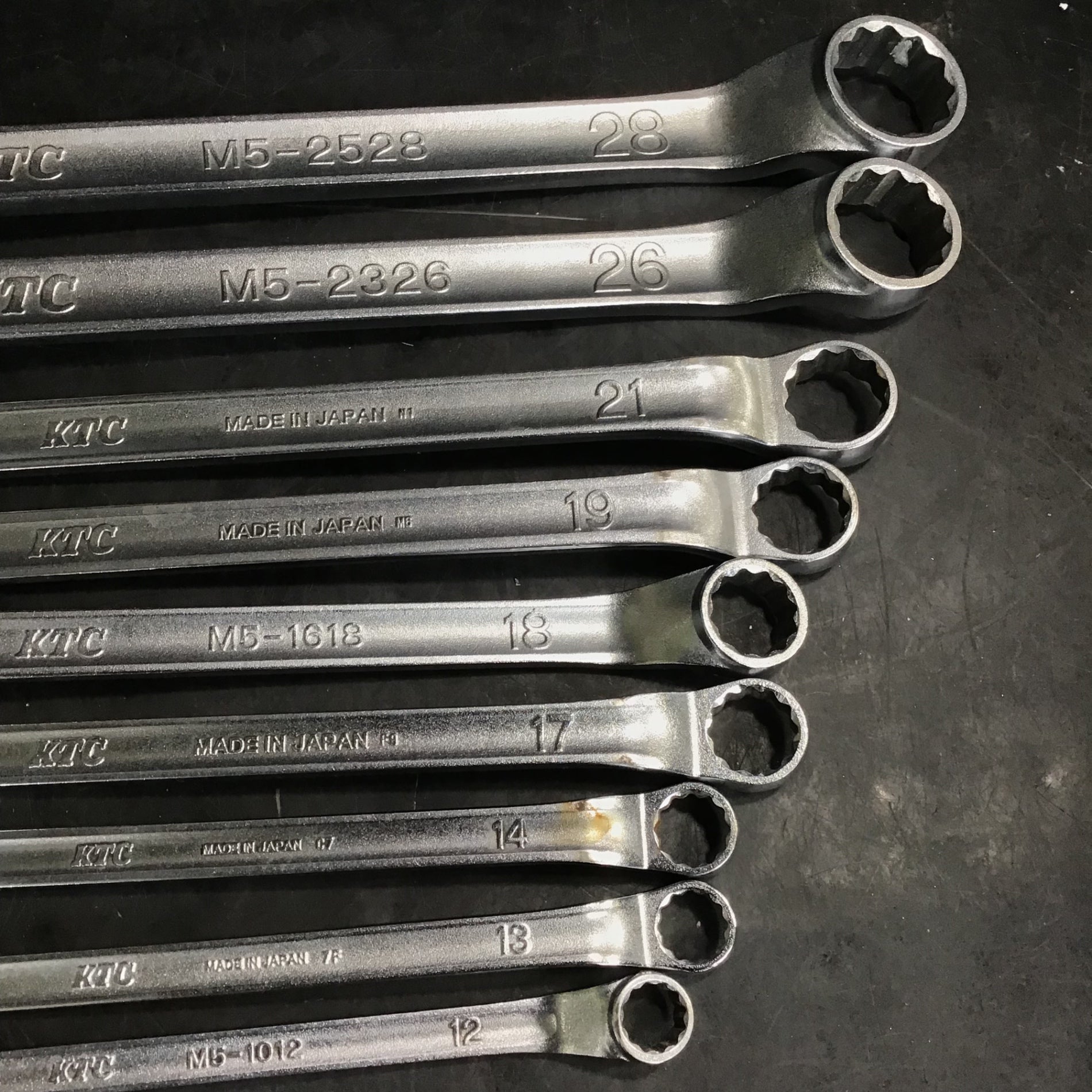 △KTC(京都機械工具) メガネレンチセット 9本セット【草加店