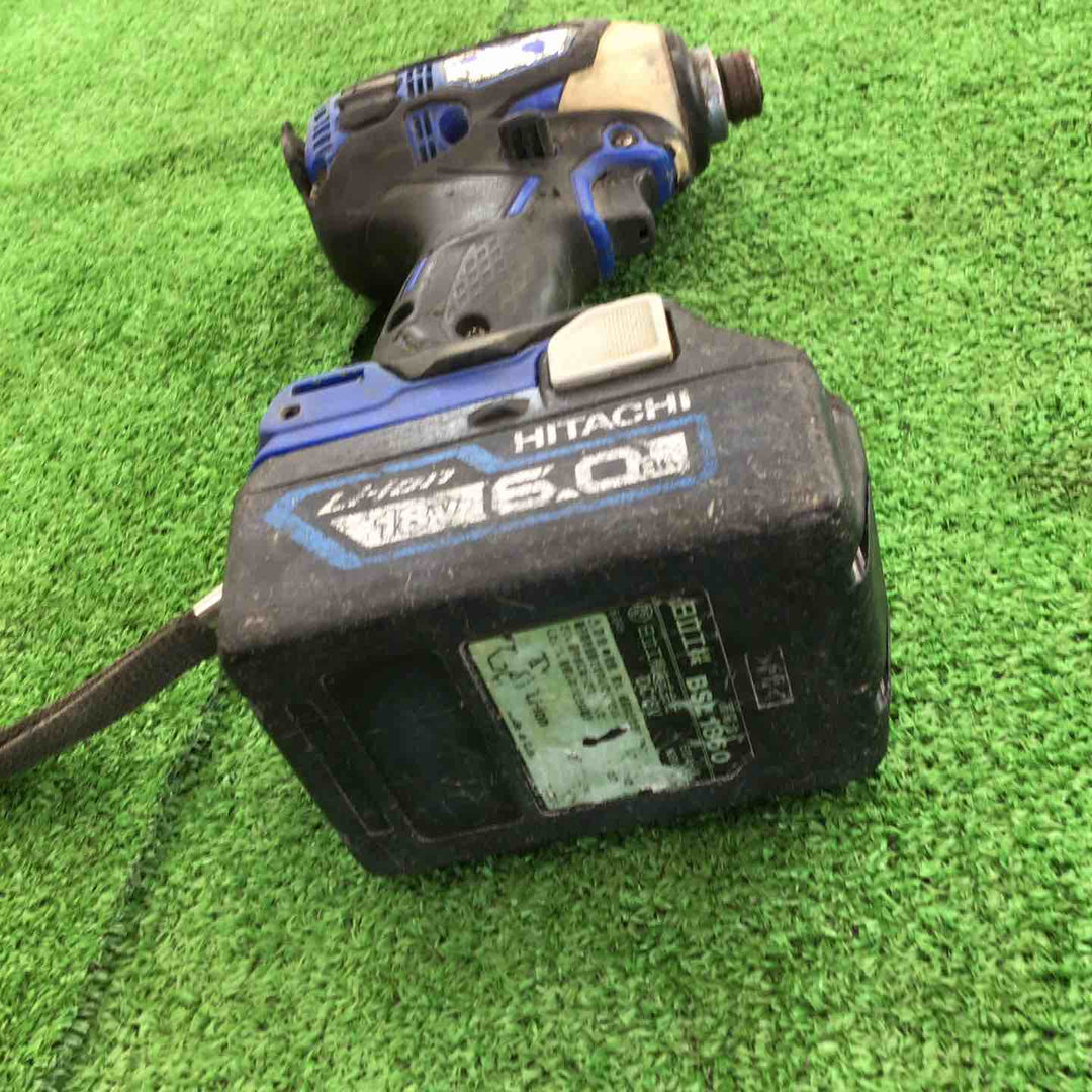 ◇ハイコーキ(HIKOKI ※旧:日立工機) コードレスインパクトドライバー WH18DDL2(NN)(SB) ソリッドブルー【桶川店】