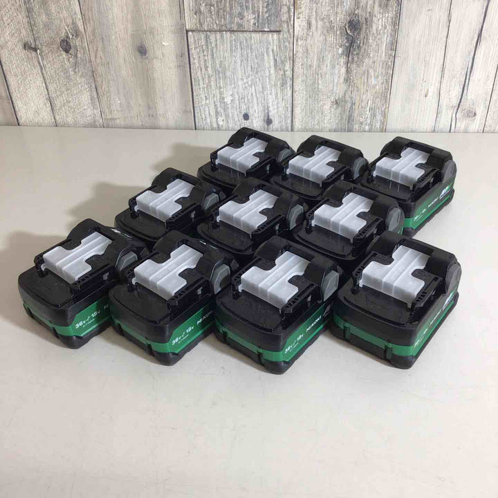 【未使用品】★純正品★ハイコーキ(HIKOKI ※旧:日立工機) リチウムイオンバッテリー 36V/2.5Ah BSL36A18X 10個セット【戸田店】