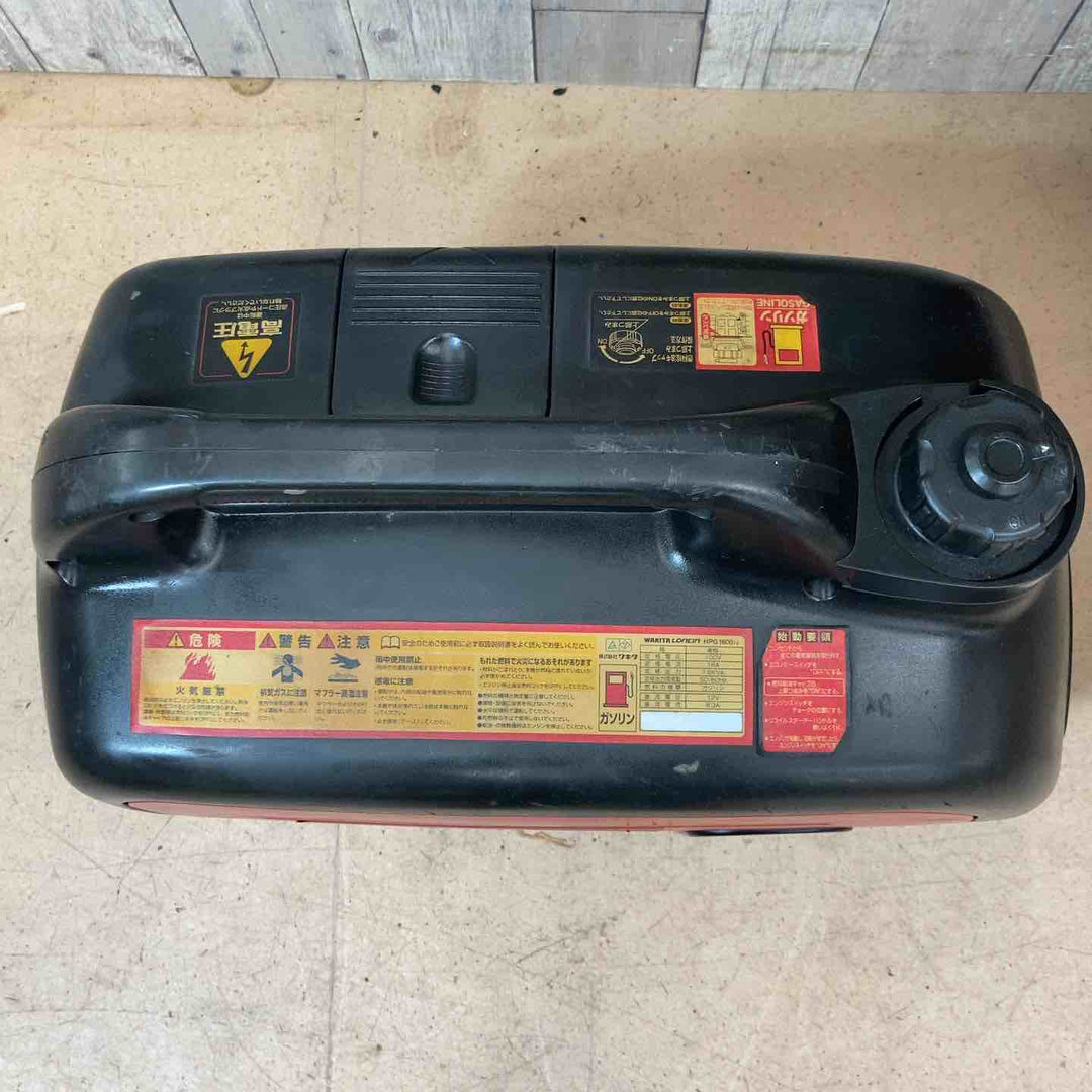 【中古品/店頭受取り限定】ワキタ(MEIHO) インバーター式ガソリン発電機 HPG1600i2【東大和店】