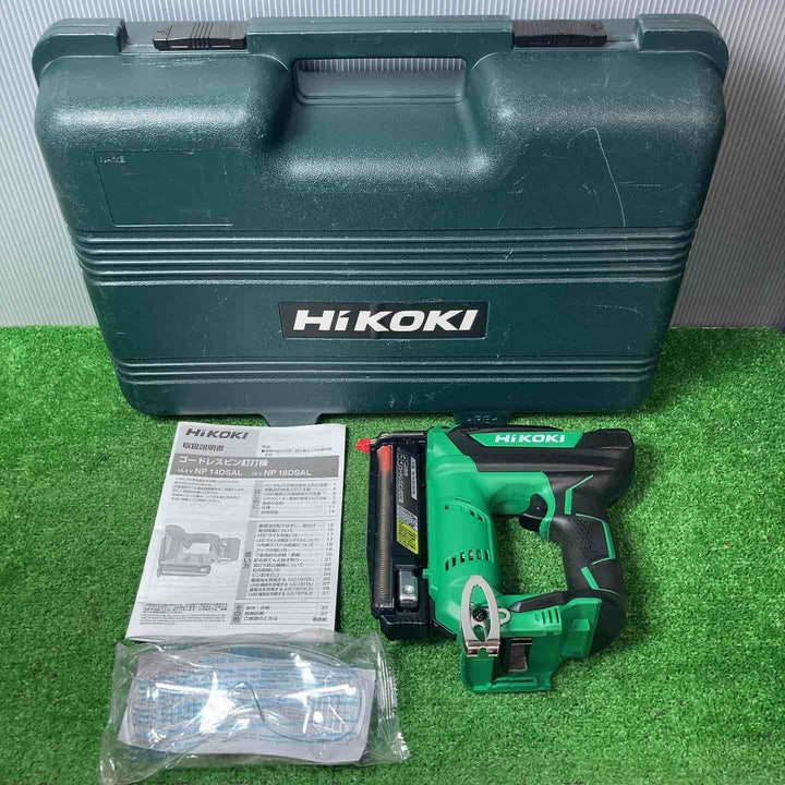 【美品】★ハイコーキ(HIKOKI ※旧:日立工機) コードレスピンネイラ NP18DSAL(NK)【岩槻店】