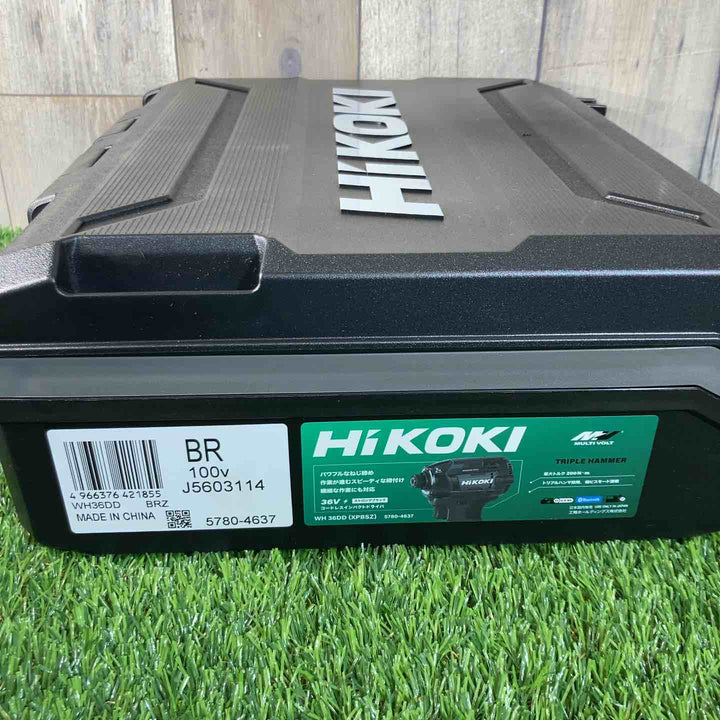 ◇HiKOKI コードレスインパクトドライバ WH36DD(XPBSZ) バッテリー1個【戸田店】