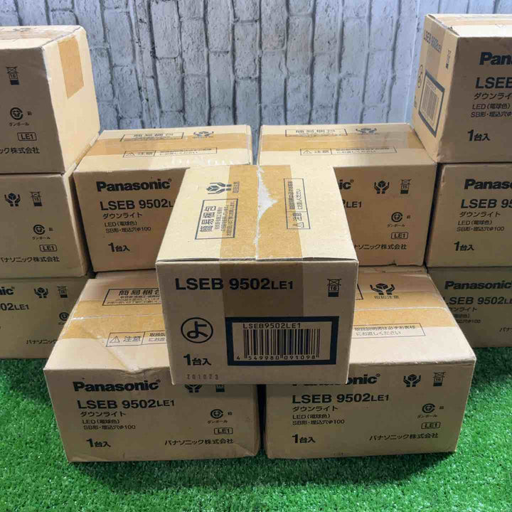 【パナソニック/Panasonic】LEDダウンライト LSEB9502LE1 調光不可 電球色 12個セット【川口店】