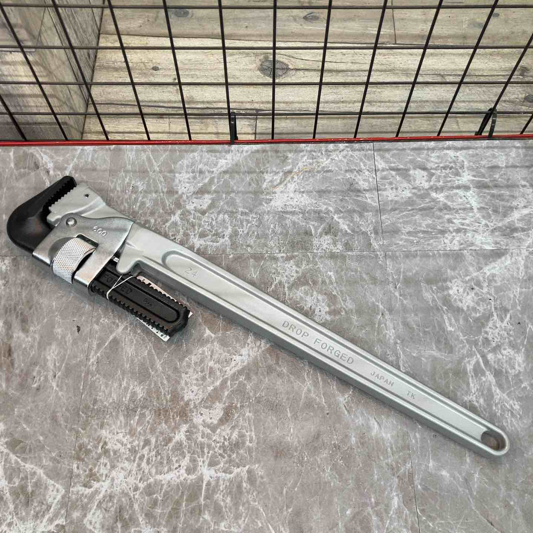 ロブスター アルミパイプレンチ 600mm APW600 ロブテックス(エビ)【八潮店】