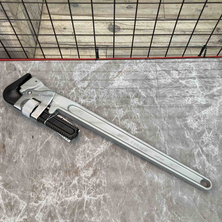 ロブスター アルミパイプレンチ 600mm APW600 ロブテックス(エビ)【八潮店】