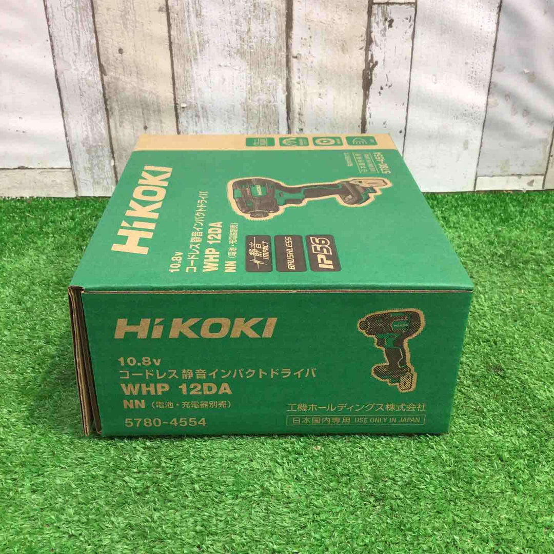 【大特価！】ハイコーキ(HIKOKI ※旧:日立工機) コードレス静音インパクトドライバ WHP12DA(NN)【町田店】