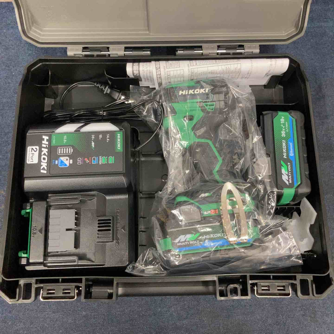 ★ハイコーキ(HIKOKI ※旧:日立工機) コードレスインパクトドライバ アグレッシブグリーン WH36DD(2XHLSZ)【八潮店】
