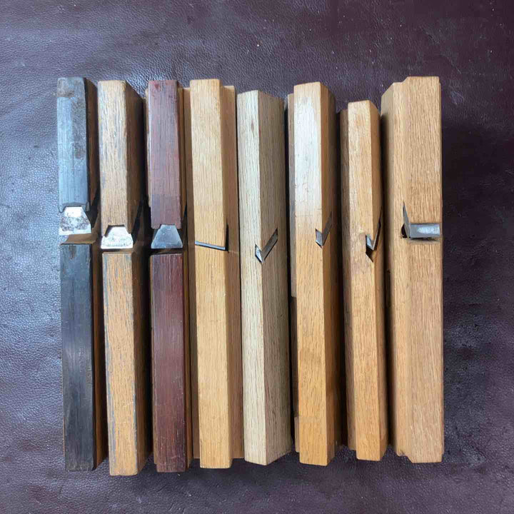 【中古品】 鉋(かんな) 安兵衛・小鍛冶・万七 作者不明 合脇取鉋 5個 計8個 【東大和店】