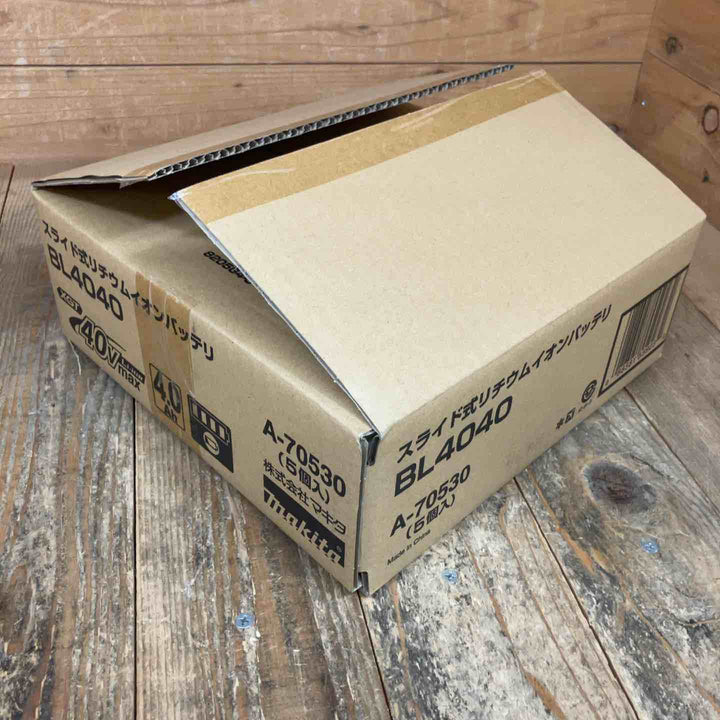 【未使用まとめ売り/特価】マキタ(makita) リチウムイオンバッテリー 40Vmax/4.0Ah BL4040 A-69939 計5点 まとめ【所沢店】
