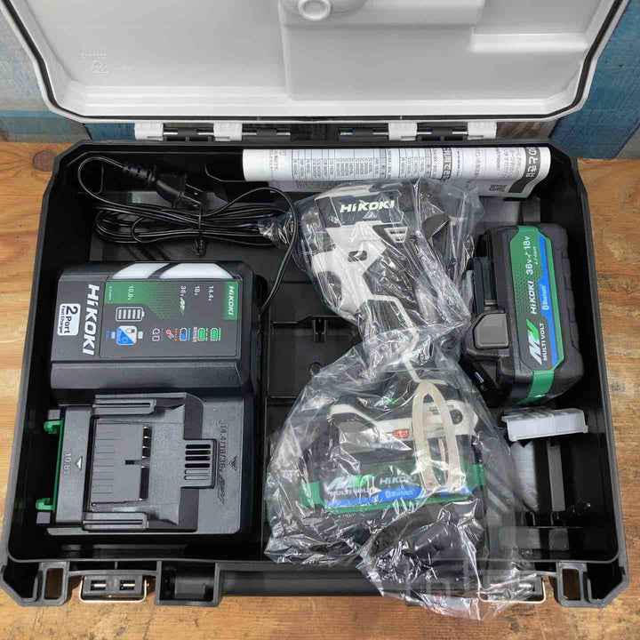 【未使用品】★ハイコーキ(HIKOKI ※旧:日立工機) コードレスインパクトドライバー WH36DD(2XHSZ)(FW) 限定色 36V フルセット【柏店】