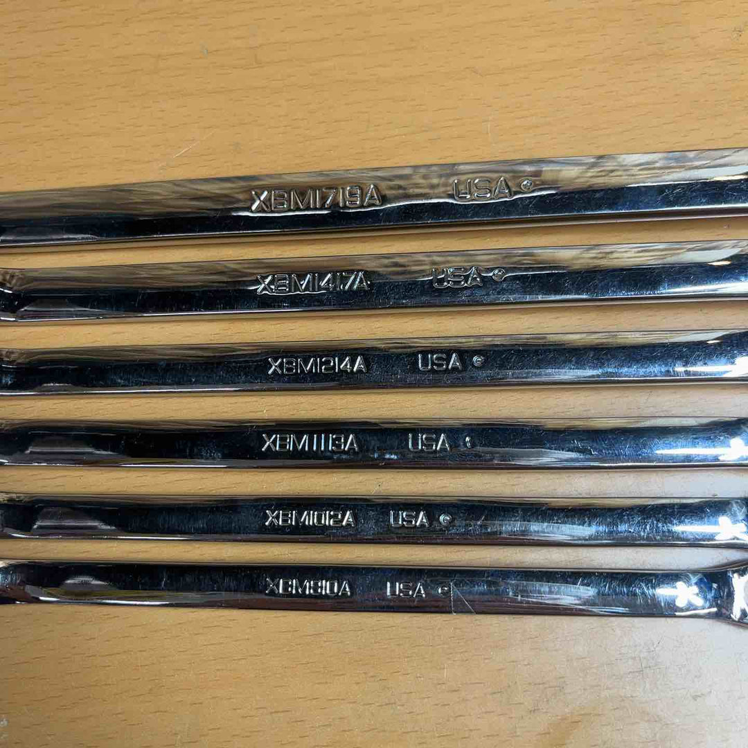 スナップオン(Snap-on) メガネレンチ  XBM810A /1012A/1113A/1214A/1417A/1719A 6点セット　【越谷店】