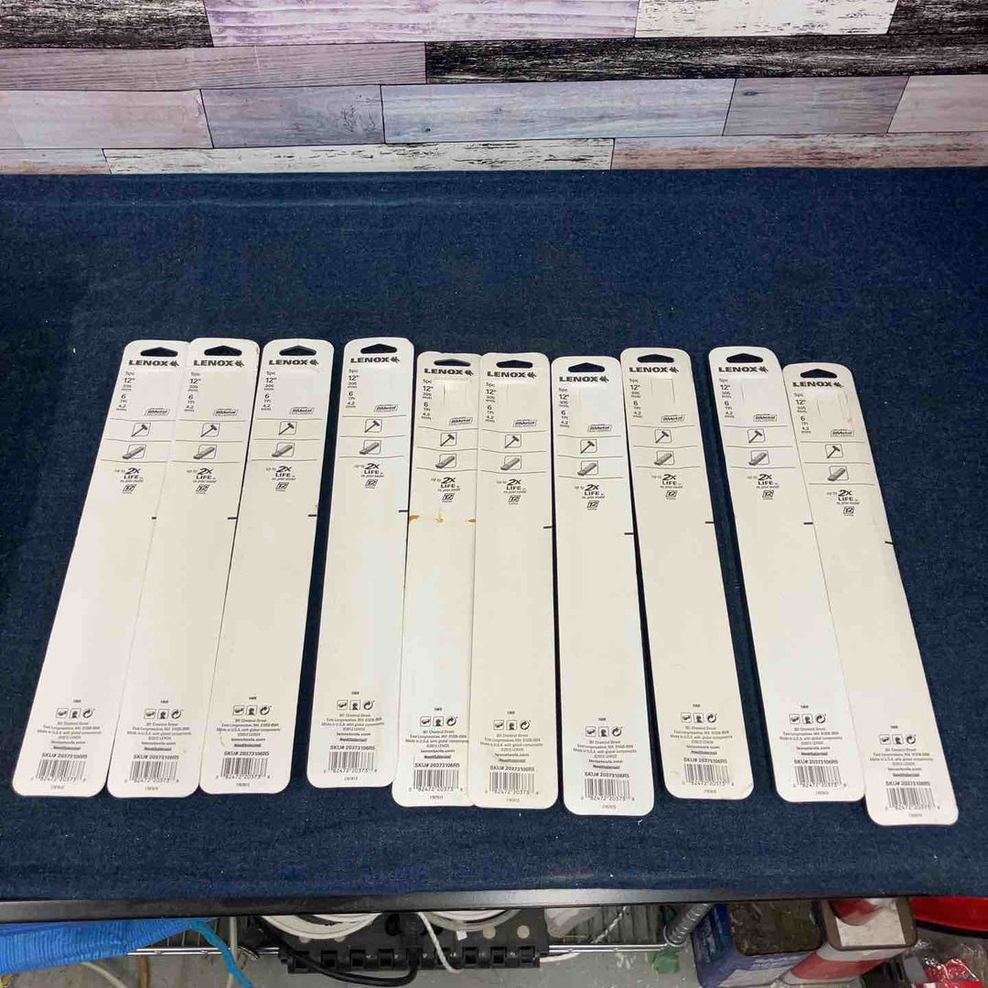 LENOX(レノックス) セーバーソー替刃 解体用ブレード 木工用 300mm 5枚入り 10個セット【八潮店】