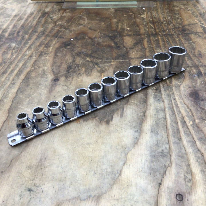 【中古品】スナップオン/Snap-on 3/8"シャローソケット 12角 FM8~FM19 12pcs【柏店】
