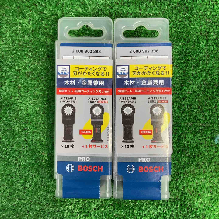 ボッシュ(BOSCH) マルチツールブレードスターロック AIZ32APIB/10 10枚入り+超硬刃AIZ32APILT 1枚 2個セット【町田店】