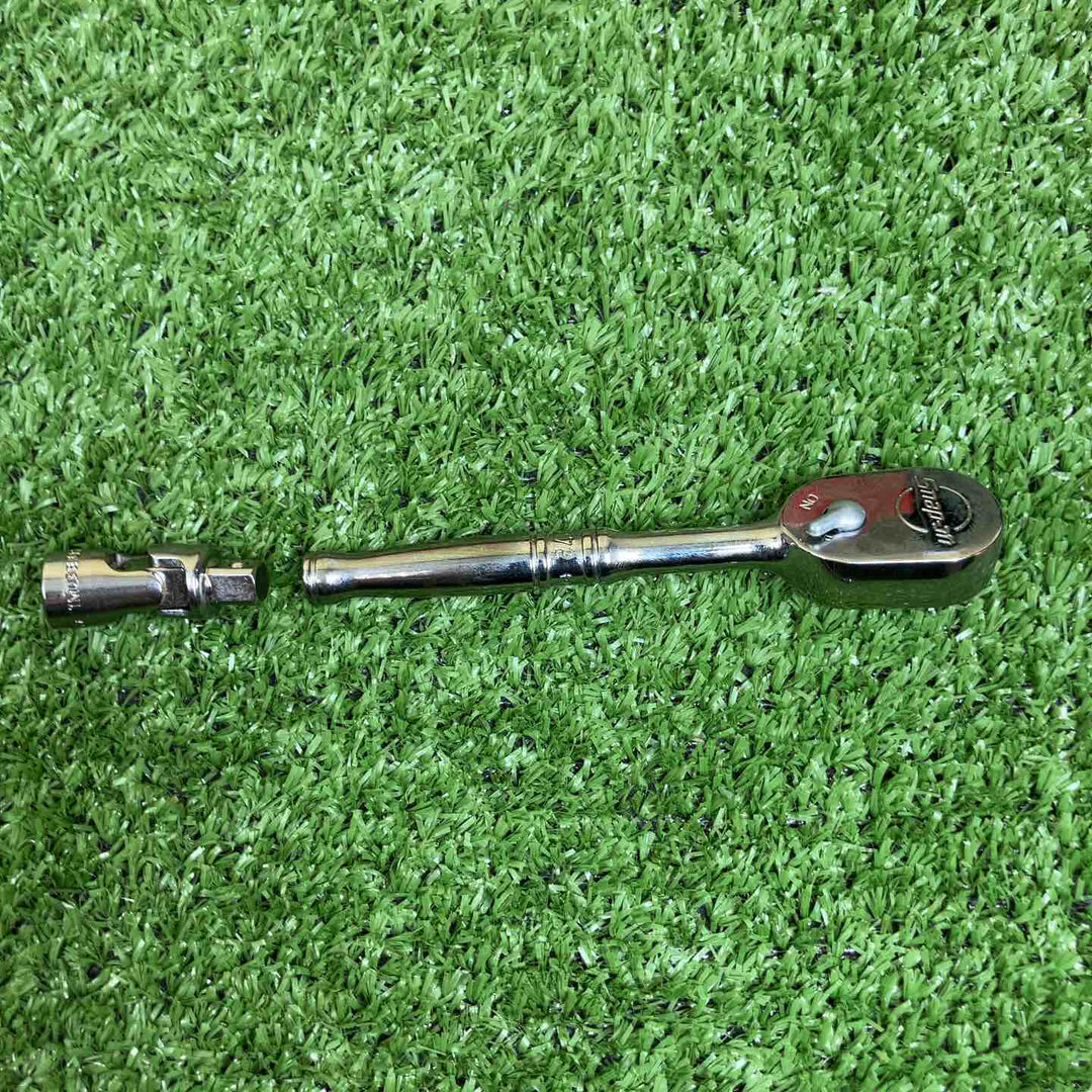 【美品】▼Snap-on　スナップオン　1/4ラチェットセットT72 エクステンションバー1点　ソケット15-4mm13点【川崎店】