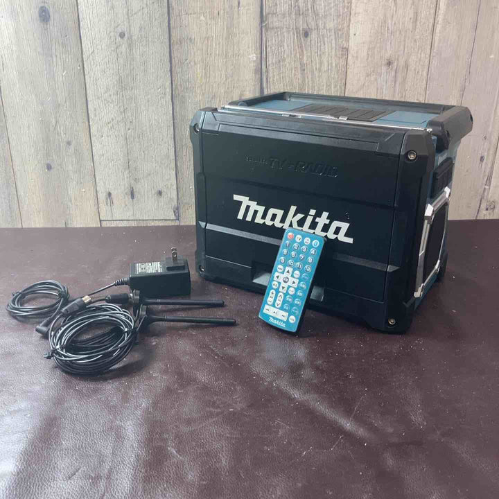 【中古品】マキタ(makita) コードレスラジオ付テレビ TV100 リモコン付属【東大和店】