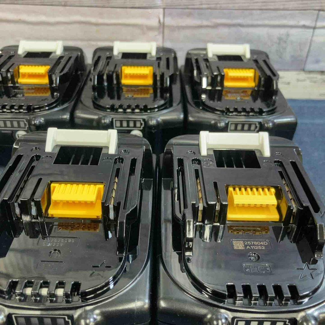 【未使用品】6個セット まとめ売り マキタ リチウムイオンバッテリー 18V 6.0Ah BL1860B【八潮店】