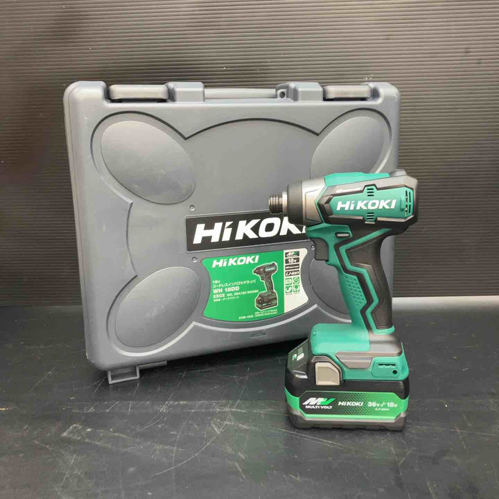 【未使用品】ハイコーキ(HiKOKI) コードレスインパクトドライバー WH18DD(2XCZ) フルセット品【川越店】