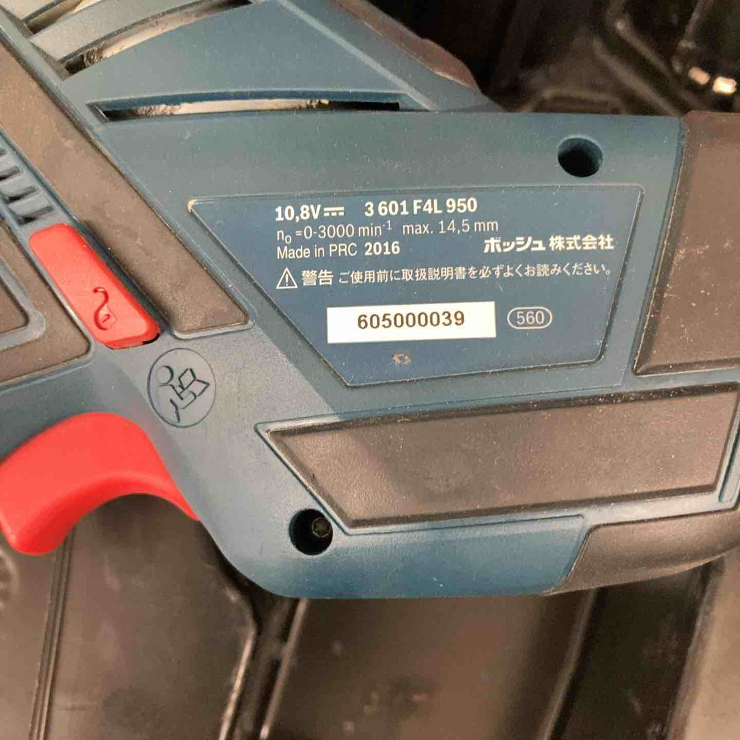 【039】【102】ボッシュ(BOSCH) コードレスセーバーソー GSA10.8V-LI + インパクトドライバー GDR10.8-LI + バッテリー4個 + 充電器セット【戸田店】