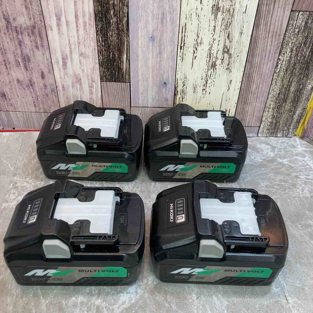 【未使用品】【純正】4個セット HiKOKI ハイコーキ マルチボルト リチウムイオンバッテリー 36V 4.0Ah BSL36B18【八潮店】