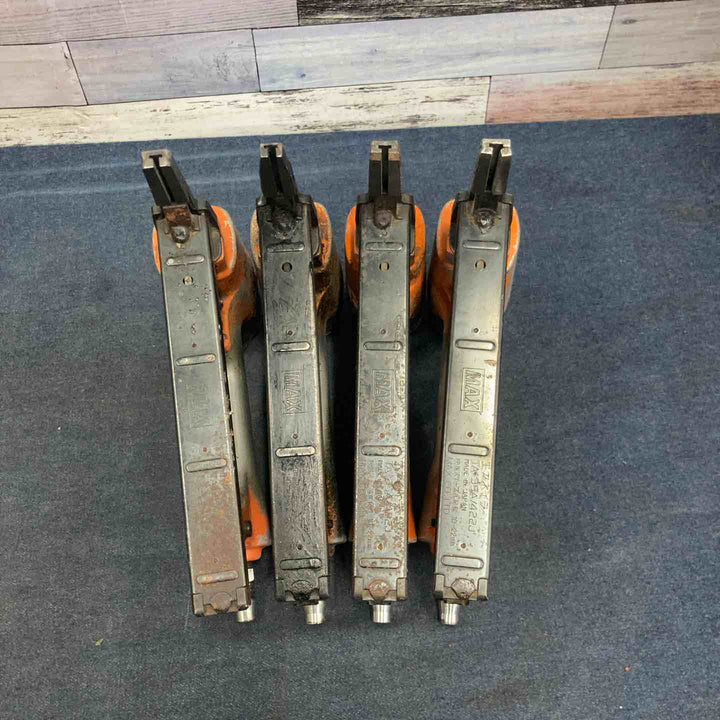 【現状品】4台セット MAX マックス 常圧エアネイラ TA-35A/422J エア漏れあり 保証なし【八潮店】