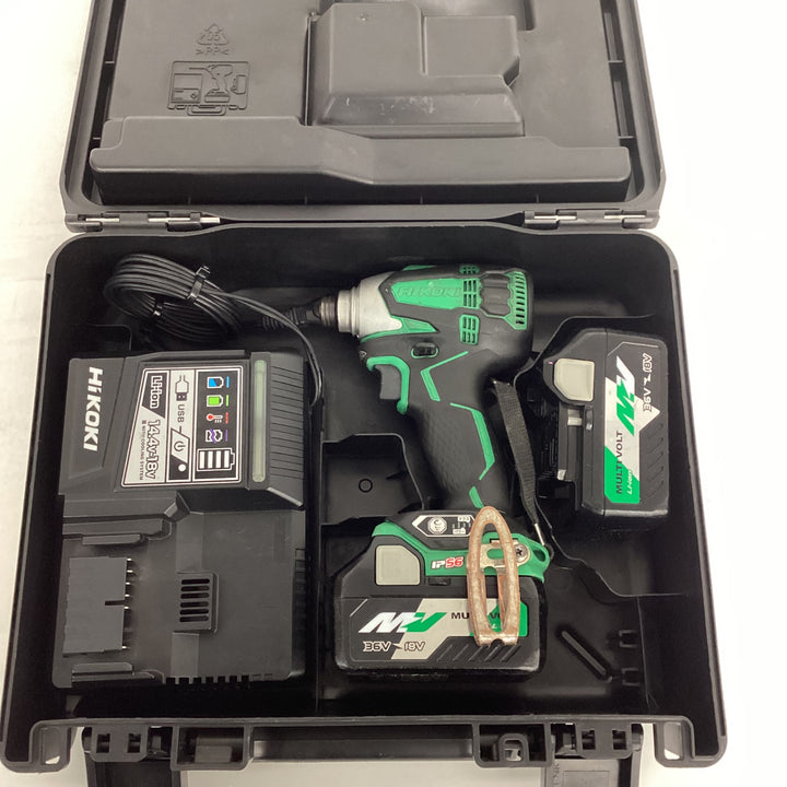 ★ハイコーキ(HIKOKI ※旧:日立工機) コードレスインパクトドライバー WH18DDL2(2LXPK)(L)【狭山】