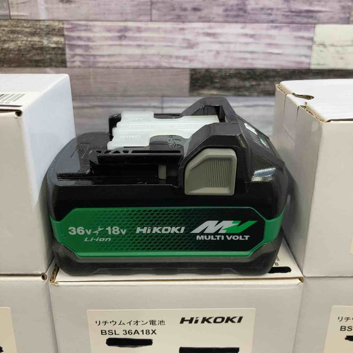 ⑤ハイコーキ(HIKOKI ※旧:日立工機) リチウムイオンバッテリー 36V/2.5Ah BSL36A18X 5個セット【八潮店】