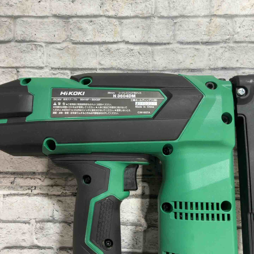 ★ハイコーキ(HIKOKI ※旧:日立工機) コードレスフロアタッカー N3604DM(NNK)【川口店】
