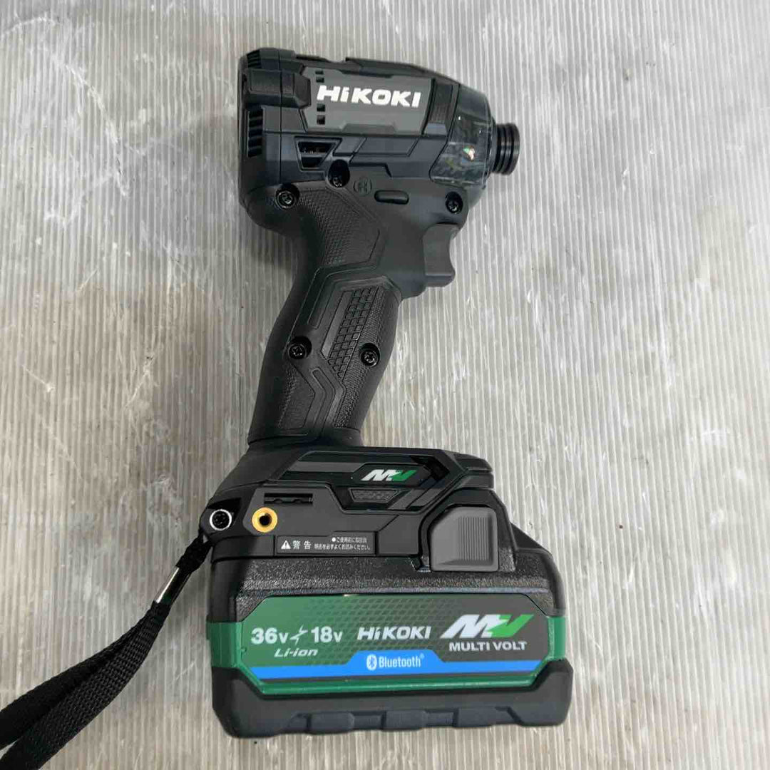 ★ハイコーキ(HIKOKI ※旧:日立工機) コードレスインパクトドライバ ストロングブラック WH36DD(2XHBSZ)【草加店】