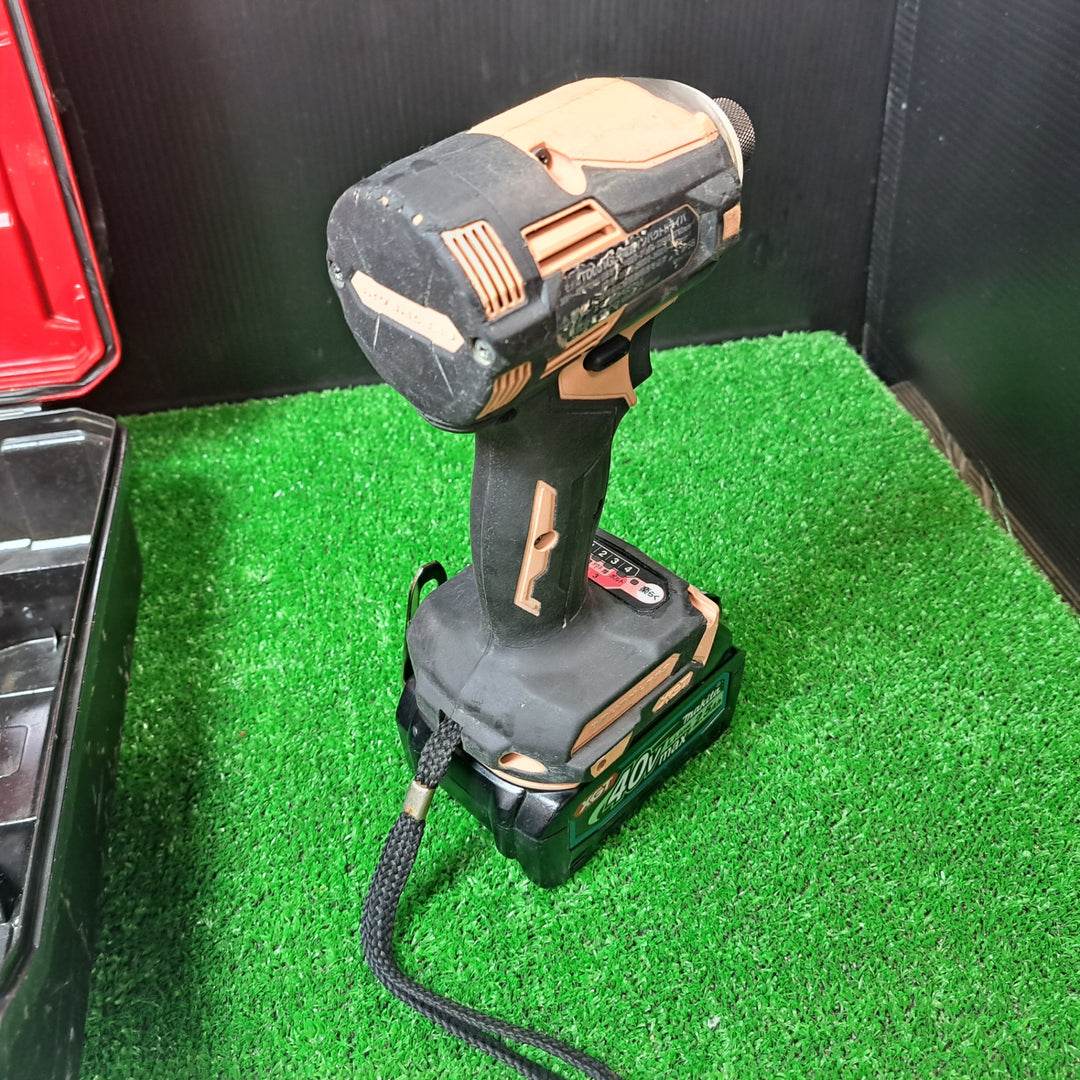 ★マキタ(makita) コードレスインパクトドライバー TD001GZFC 40V2.5Ahバッテリー、ケース付き【岩槻店】
