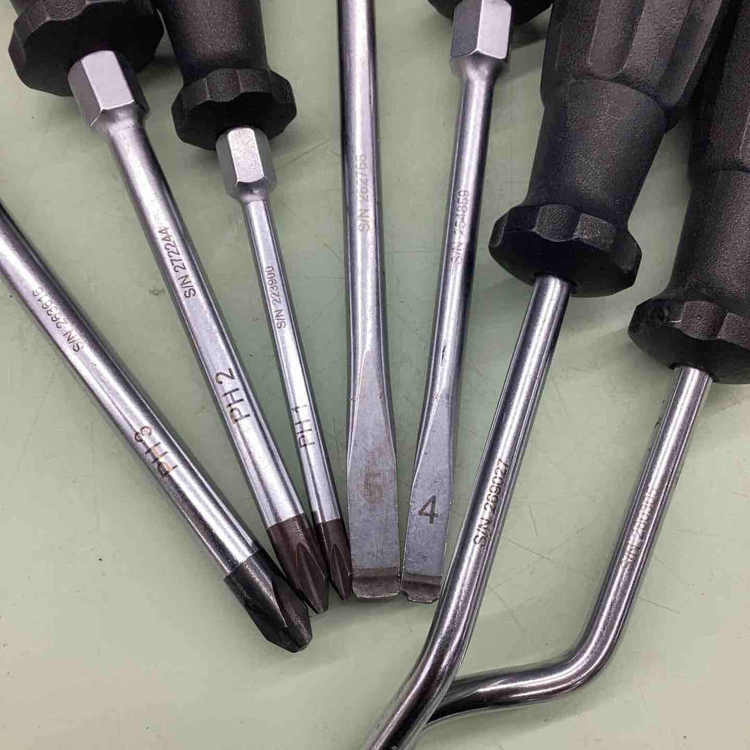 PBスイスツール(PB SWISS TOOLS) ドライバー プラス マイナス ホースプラッカー 7本 セット 【越谷店】