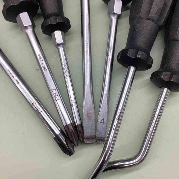 PBスイスツール(PB SWISS TOOLS) ドライバー プラス マイナス ホースプラッカー 7本 セット 【越谷店】
