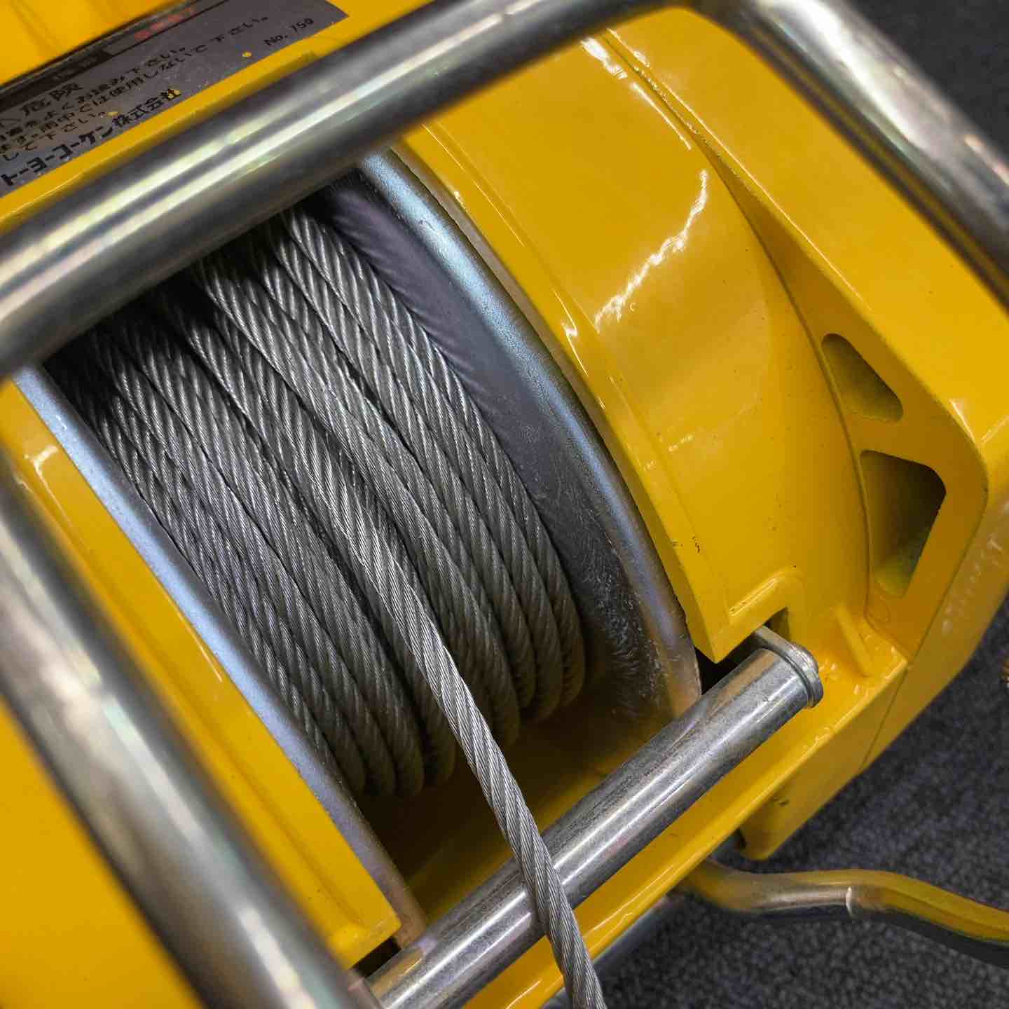 美品】◇トーヨーコーケン(TKK) 電動ウインチ ベビーウインチ 荷揚げ機