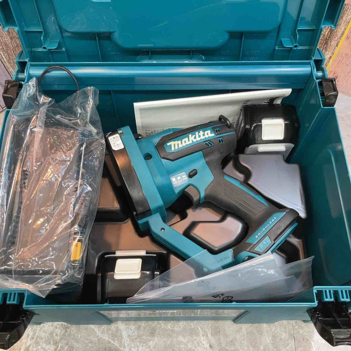 【中古品 美品】マキタ makita コードレス全ネジカッター SC102DRGX バッテリー2個付 刃のカバー無し【八潮店】